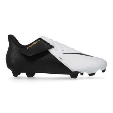 Nike Phantom GX 2 Academy Easyon MG Mad Ready - White/Black/Metallic Gold Coin - Image 1