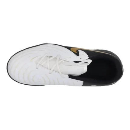 Nike Phantom GX 2 Academy IC Mad Ready - White/Black/Metallic Gold Coin Kids - Image 4