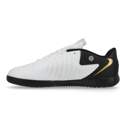 Nike Phantom GX 2 Academy IC Mad Ready - White/Black/Metallic Gold Coin Kids - Image 3