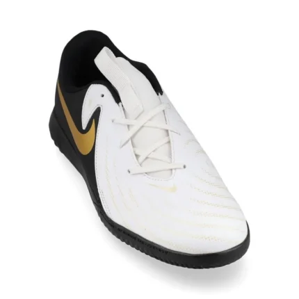 Nike Phantom GX 2 Academy IC Mad Ready - White/Black/Metallic Gold Coin Kids - Image 7