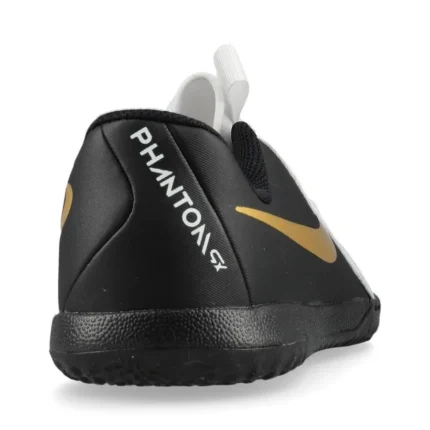 Nike Phantom GX 2 Academy IC Mad Ready - White/Black/Metallic Gold Coin Kids - Image 6