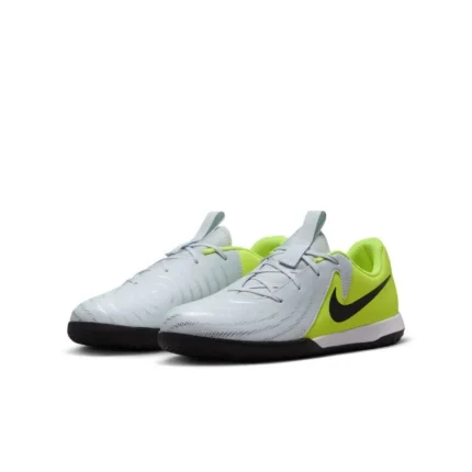Nike Phantom GX 2 Academy IC Mad Voltage - Metallic Silver/Black/Volt Kids - Image 4