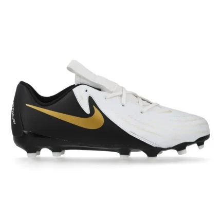 Nike Phantom GX 2 Academy MG Mad Ready - White/Black/Metallic Gold Coin Kids - Image 1