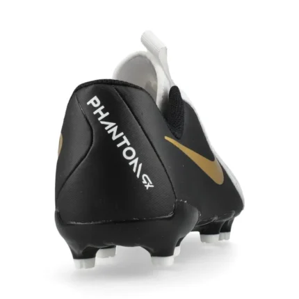 Nike Phantom GX 2 Academy MG Mad Ready - White/Black/Metallic Gold Coin Kids - Image 6