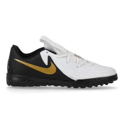 Nike Phantom GX 2 Academy TF Mad Ready - White/Black/Metallic Gold Coin Kids - Image 1