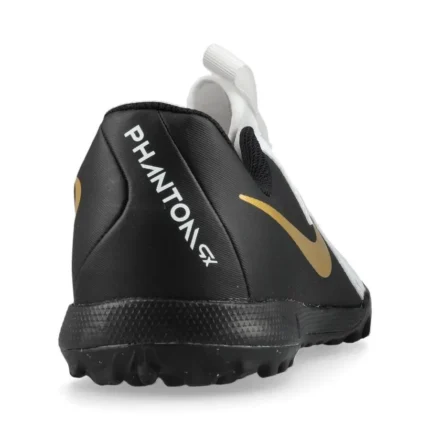 Nike Phantom GX 2 Academy TF Mad Ready - White/Black/Metallic Gold Coin Kids - Image 6