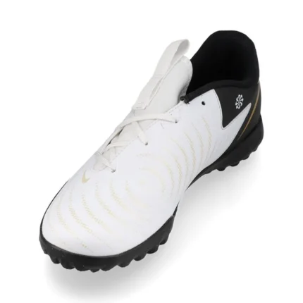 Nike Phantom GX 2 Academy TF Mad Ready - White/Black/Metallic Gold Coin Kids - Image 5