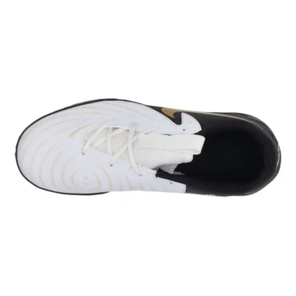 Nike Phantom GX 2 Academy TF Mad Ready - White/Black/Metallic Gold Coin Kids - Image 4