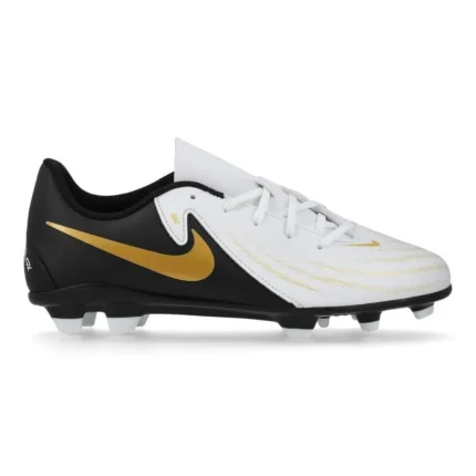 Nike Phantom GX 2 Club MG Mad Ready - White/Black/Metallic Gold Coin Kids - Image 1