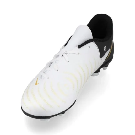 Nike Phantom GX 2 Club MG Mad Ready - White/Black/Metallic Gold Coin Kids - Image 5