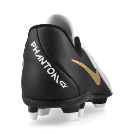 Nike Phantom GX 2 Club MG Mad Ready - White/Black/Metallic Gold Coin Kids - Image 6