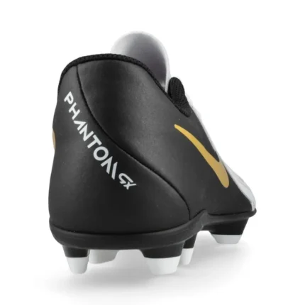 Nike Phantom GX 2 Club MG Mad Ready - White/Black/Metallic Gold Coin - Image 6