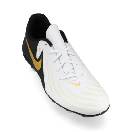 Nike Phantom GX 2 Club MG Mad Ready - White/Black/Metallic Gold Coin - Image 5