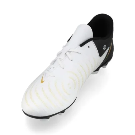 Nike Phantom GX 2 Club MG Mad Ready - White/Black/Metallic Gold Coin - Image 7