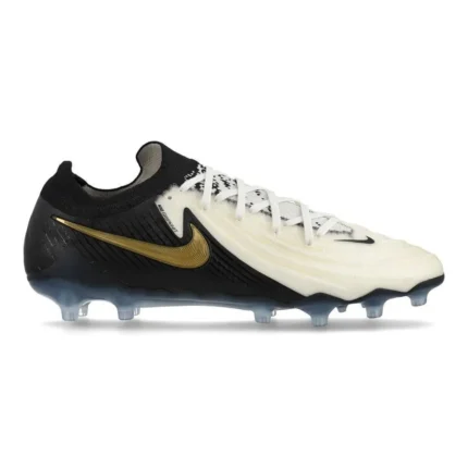 Nike Phantom GX 2 Elite AG-PRO Mad Ready - White/Black/Metallic Gold Coin - Image 1