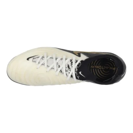 Nike Phantom GX 2 Elite AG-PRO Mad Ready - White/Black/Metallic Gold Coin - Image 4