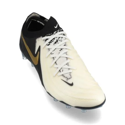 Nike Phantom GX 2 Elite AG-PRO Mad Ready - White/Black/Metallic Gold Coin - Image 7