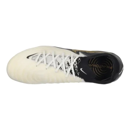 Nike Phantom GX 2 Elite FG Mad Ready - White/Black/Metallic Gold Coin - Image 4