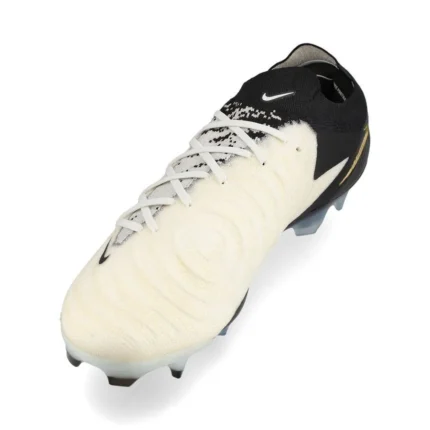 Nike Phantom GX 2 Elite FG Mad Ready - White/Black/Metallic Gold Coin - Image 5