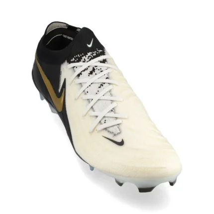 Nike Phantom GX 2 Elite FG Mad Ready - White/Black/Metallic Gold Coin - Image 7