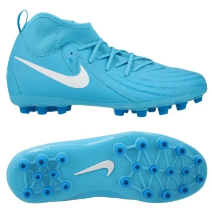 Nike Phantom Luna 2 Academy AG Mad Ambition - Blue Fury/White Kids - Image 5