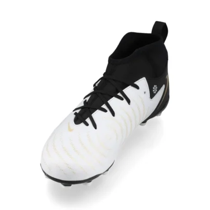 Nike Phantom Luna 2 Academy MG Mad Ready - White/Black/Metallic Gold Coin Kids - Image 4
