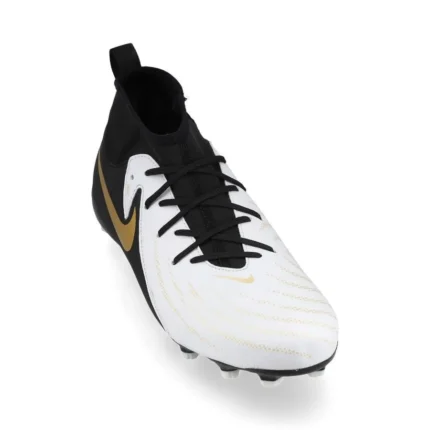 Nike Phantom Luna 2 Academy MG Mad Ready - White/Black/Metallic Gold Coin Kids - Image 6