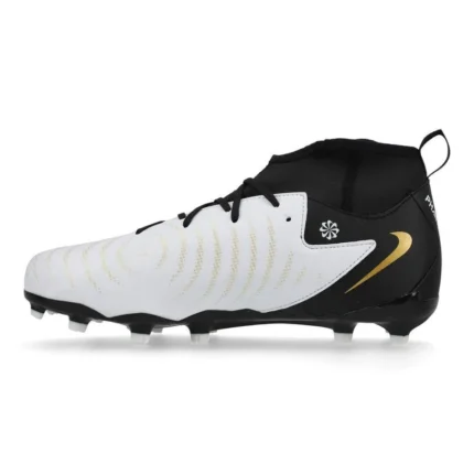 Nike Phantom Luna 2 Academy MG Mad Ready - White/Black/Metallic Gold Coin Kids - Image 7