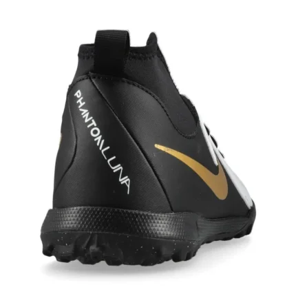 Nike Phantom Luna 2 Academy TF Mad Ready - White/Black/Metallic Gold Coin Kids - Image 5