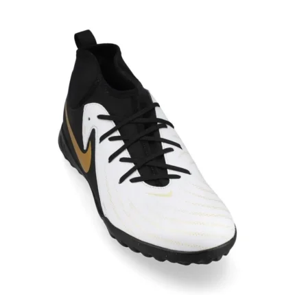 Nike Phantom Luna 2 Academy TF Mad Ready - White/Black/Metallic Gold Coin Kids - Image 7