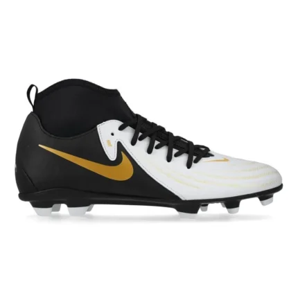 Nike Phantom Luna 2 Club MG Mad Ready - White/Black/Metallic Gold Coin - Image 1