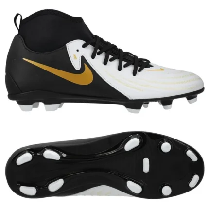 Nike Phantom Luna 2 Club MG Mad Ready - White/Black/Metallic Gold Coin - Image 5