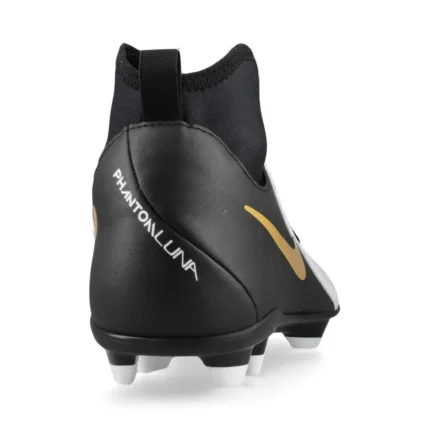 Nike Phantom Luna 2 Club MG Mad Ready - White/Black/Metallic Gold Coin - Image 8