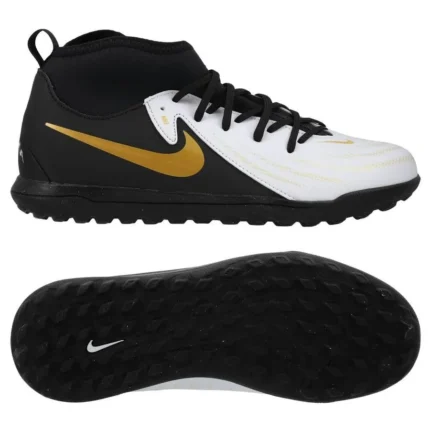 Nike Phantom Luna 2 Club TF Mad Ready - White/Black/Metallic Gold Coin Kids - Image 2