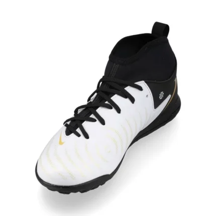 Nike Phantom Luna 2 Club TF Mad Ready - White/Black/Metallic Gold Coin Kids - Image 3