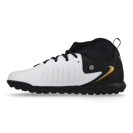 Nike Phantom Luna 2 Club TF Mad Ready - White/Black/Metallic Gold Coin Kids - Image 6