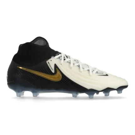Nike Phantom Luna 2 Elite AG-PRO Mad Ready - White/Black/Metallic Gold Coin - Image 1