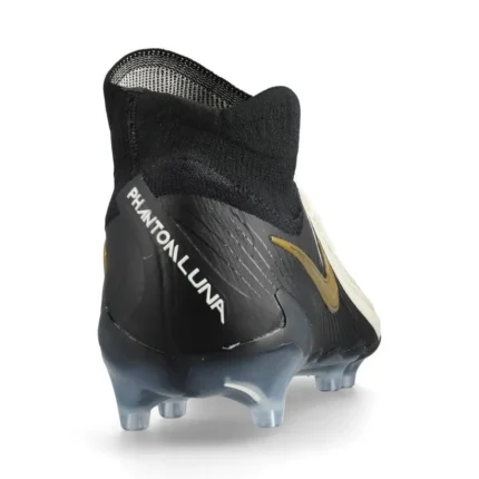 Nike Phantom Luna 2 Elite AG-PRO Mad Ready - White/Black/Metallic Gold Coin - Image 2