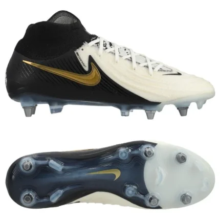 Nike Phantom Luna 2 Elite SG-PRO Player Edition Mad Ready - White/Black/Metallic Gold Coin - Image 3