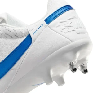 Nike Premier 3 SG-PRO Anti-Clog Mad Ambition - White/Signal Blue - Image 6