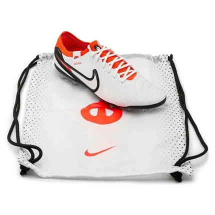 Nike Tiempo Legend 10 Elite AG-PRO Ready - White/Black/Bright Crimson - Image 13