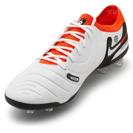 Nike Tiempo Legend 10 Elite AG-PRO Ready - White/Black/Bright Crimson - Image 5