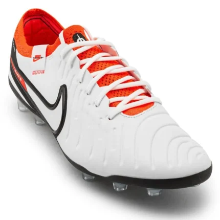 Nike Tiempo Legend 10 Elite AG-PRO Ready - White/Black/Bright Crimson - Image 7