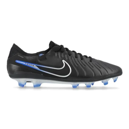 Nike Tiempo Legend 10 Elite FG Shadow - Black/Chrome/Hyper Royal - Image 1