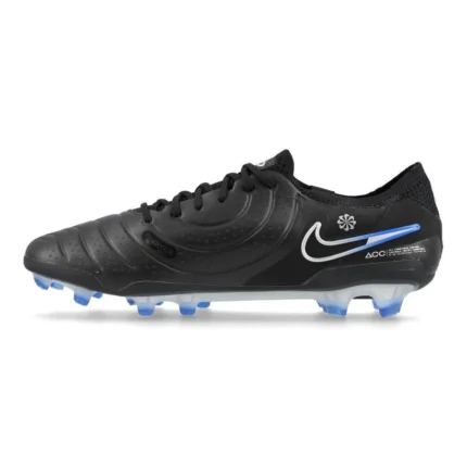 Nike Tiempo Legend 10 Elite FG Shadow - Black/Chrome/Hyper Royal - Image 4