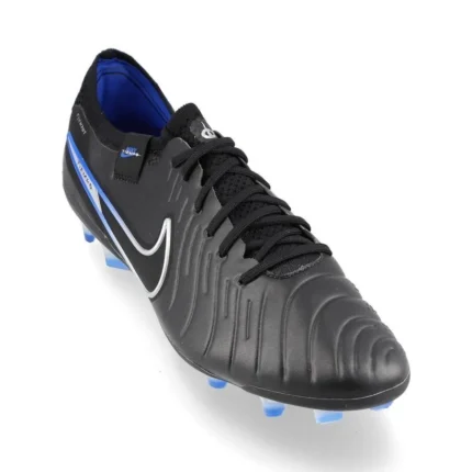 Nike Tiempo Legend 10 Elite FG Shadow - Black/Chrome/Hyper Royal - Image 7