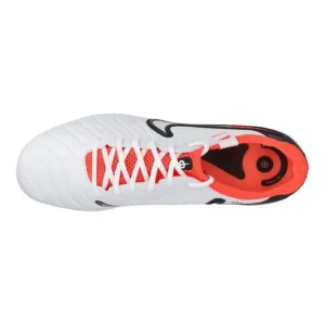 Nike Tiempo Legend 10 Elite SG-PRO Anti-Clog Ready - White/Black/Bright Crimson - Image 4