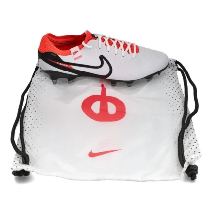 Nike Tiempo Legend 10 Elite SG-PRO Player Edition Ready - White/Black/Crimson - Image 8