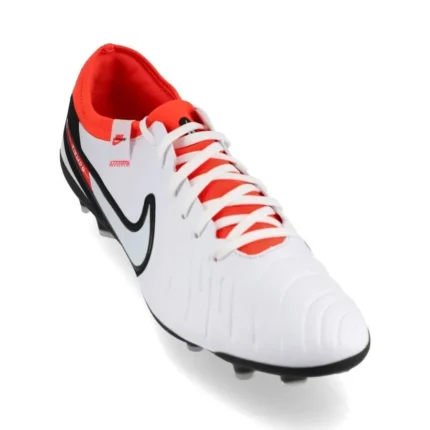 Nike Tiempo Legend 10 Pro FG Ready - White/Black/Bright Crimson - Image 7