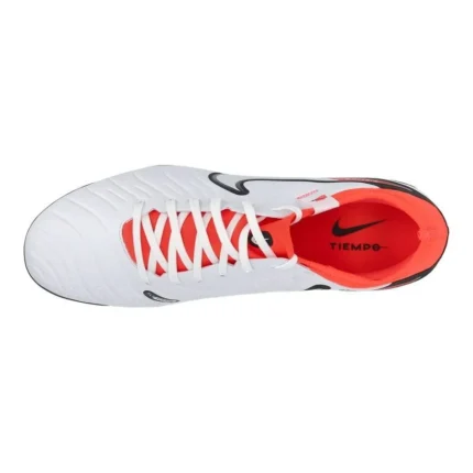 Nike Tiempo Legend 10 Pro FG Ready - White/Black/Bright Crimson - Image 4